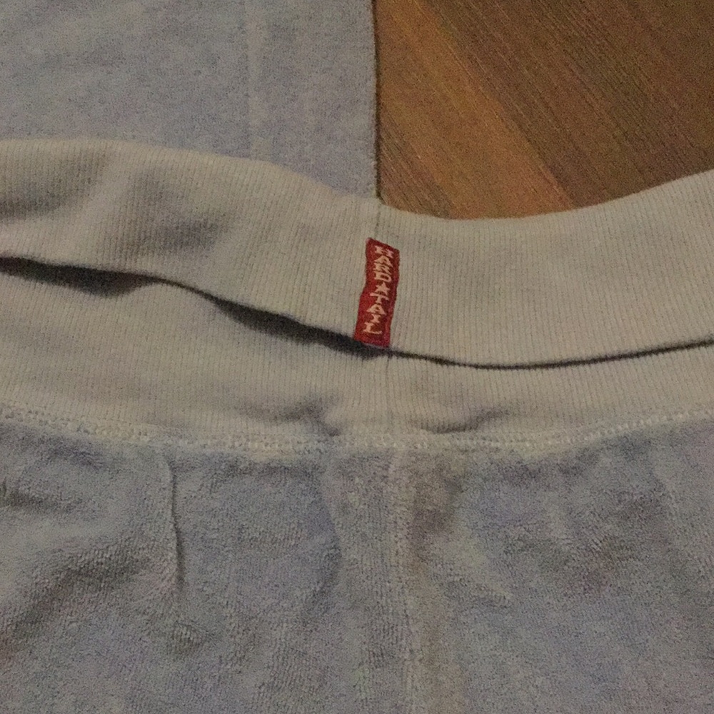 Hard Tail Terry Cropped Wide Leg Fold-Over Waist - Picture 2 of 6